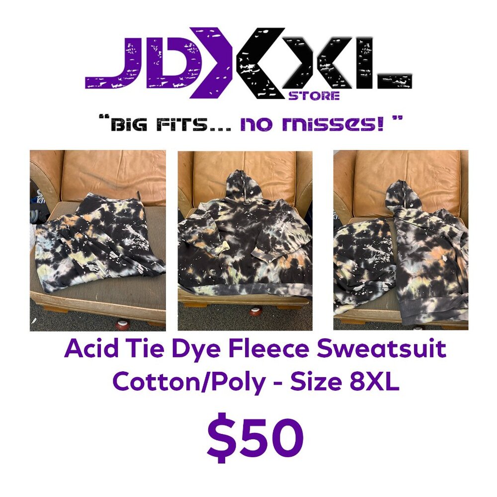 Acid Tye Dye Fleece Set